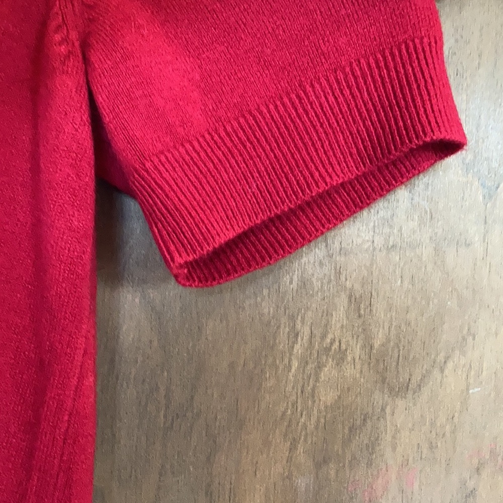 Vintage Y2K requirements red sweater SP - Picture 7 of 17